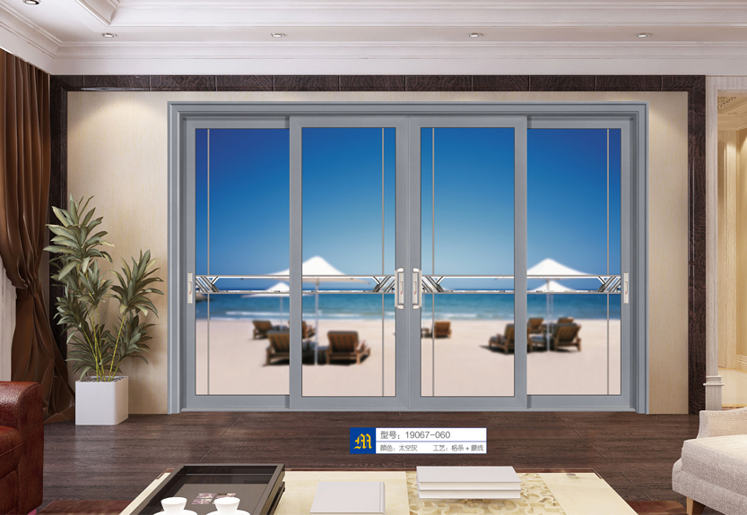 80银海推拉门-太空灰
